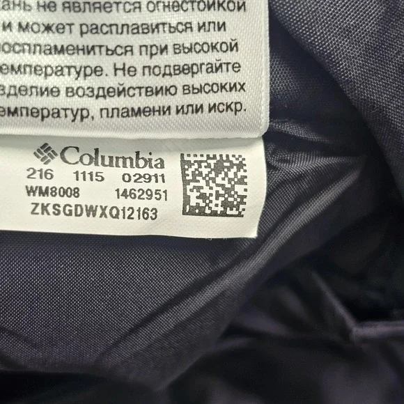 Columbia Pants Womens Medium Black Nylon Insulated Ski Snow Cargo Winter WM8008 - Picture 10 of 13